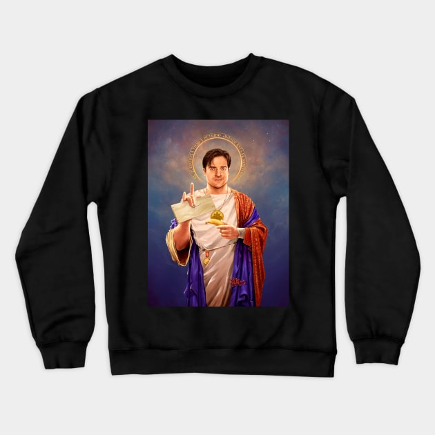 Saint Brendan of Fraser Crewneck Sweatshirt by vincentcarrozza